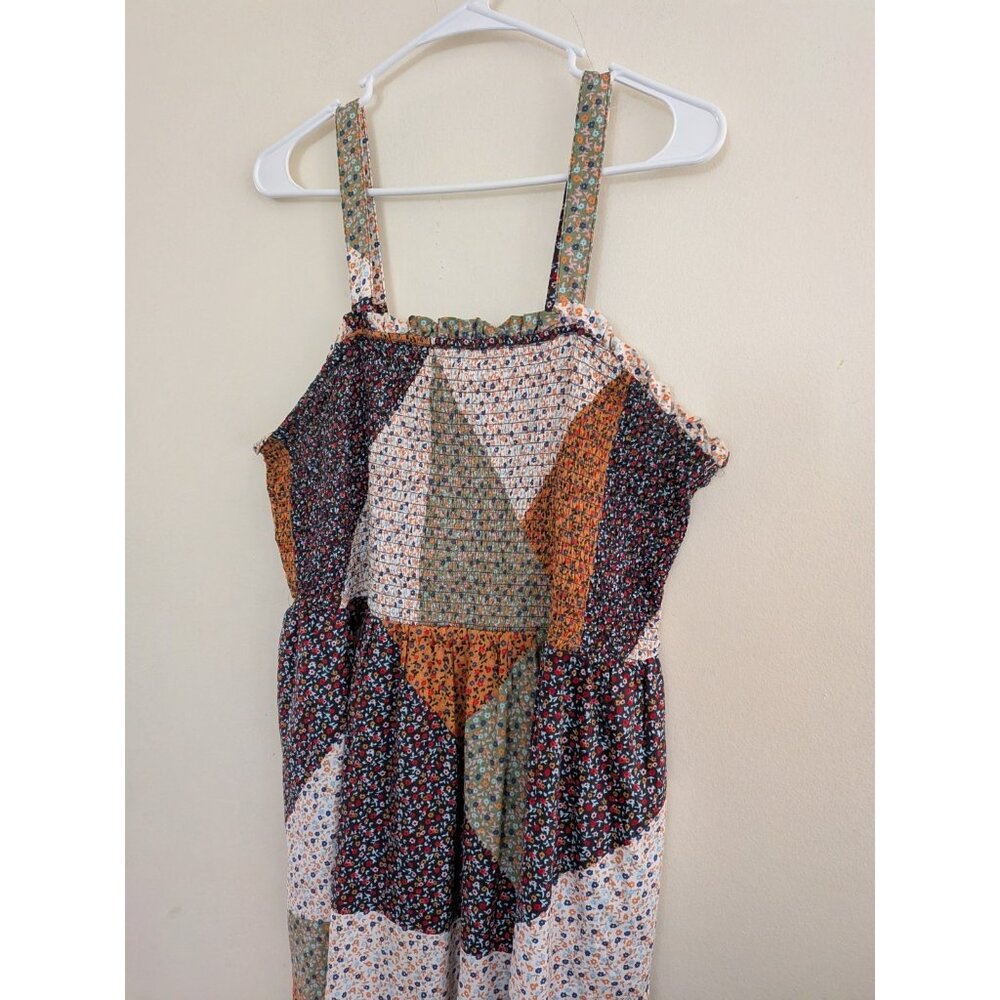 Universal Thread Patchwork Ditsy Floral Smocked D… - image 3